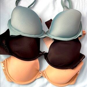3 Maidenform Smooth-Cup Bras for Everyday Comfort. Lots of life left in them.